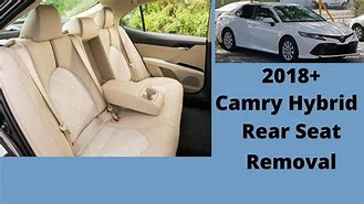 Image result for 2018 Camry Hybrid Rear Bench Removal