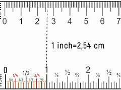 Image result for 1 Inch to 6Cm