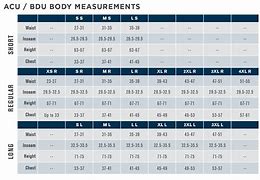 Image result for MB Size Chart