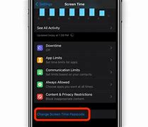 Image result for How to Change Screen Time Passcode