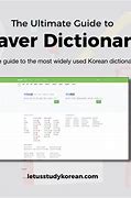 Image result for Naver Dict