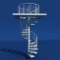Image result for Spiral Stairs Dimensions