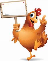 Image result for Chicken Holding Up Sign