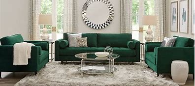 Image result for Green Living Room Sofa Set