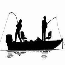 Image result for Bass Fishing Silhouette Clip Art