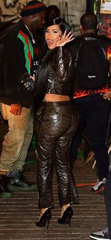 Image result for Cardi B Leather Pants