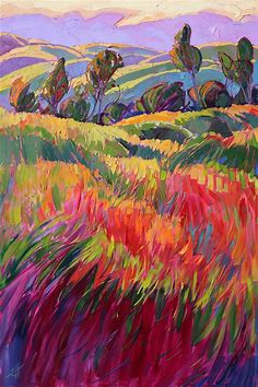 Color Bank - Contemporary Impressionism Paintings by Erin Hanson