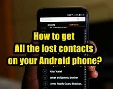 Image result for Lost All My Contacts
