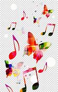 Image result for Colorful Music Notes with Butterflies