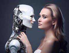 Image result for Human-Robot Love Art