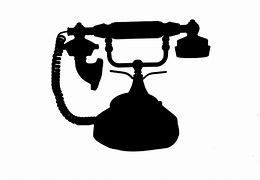 Image result for Old Telephone Silhouette