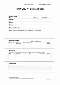 Image result for Simple Business Case Template