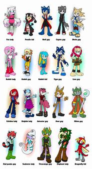 Image result for Sonic Characters and Names