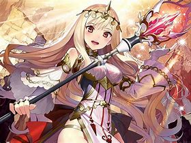 Image result for Anime Girl Holding Staff