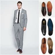 Image result for What Color Shoes Go with Gray Pants