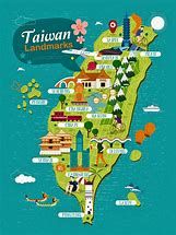 Image result for Taiwan Map Ith Capital