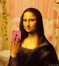 Image result for Mona Lisa Selfie Meme