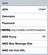 Image result for Simple Mobile APN iPhone