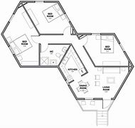 Image result for Hexagon House Plans Blueprints
