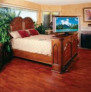 Image result for Queen Bed with TV Lift