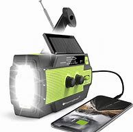 Image result for Solar Powered Radio with Phone Charger