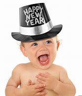 Image result for Happy New Year Baby Black