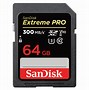 Image result for SanDisk 64GB Extreme Pro UHS-II SDXC Memory Card