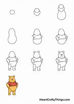 Image result for How to Draw Winnie Pooh Black Line