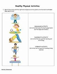 Image result for Physical Activity Worksheets for Kids