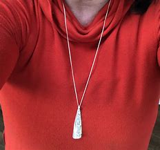 Image result for Long Silver Pendant Necklaces for Women