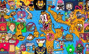 Image result for Garfield Pixel Art Grid