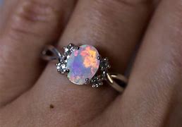Image result for Opal Stone Wedding Ring