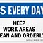 Image result for 5S Safety Signs Red Green