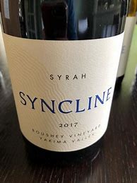 Image result for Syncline Syrah McKinley Springs