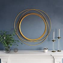 Image result for Round Gold Mirror