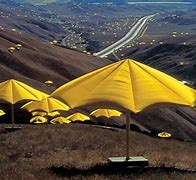Image result for Christo and Jeanne-Claude Umbrellas