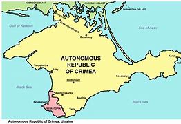 Image result for Map of Russia and Crimea