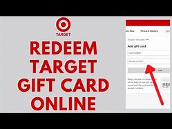 Image result for Target Redeem Gift Card