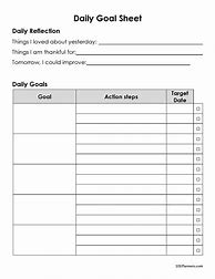 Image result for 30-Day Goal Challenge Template