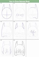 Image result for How to Draw Batman Mask