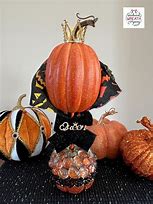 Image result for Halloween Pumpkin with Queen Crown