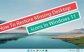 Image result for Restore My Icons