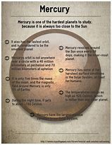 Image result for Space Facts Mercury