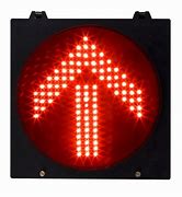 Image result for Solid Red Arrow Traffic Light