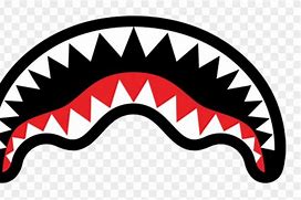 Image result for BAPE Shark Teeth Stencil