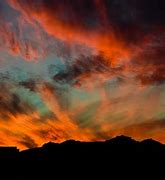 Image result for Orange and Green Sky