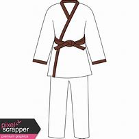 Image result for Karate Uniform Brown