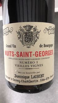 Image result for Dominique Laurent Nuits saint Georges Chaignots Vieilles Vignes