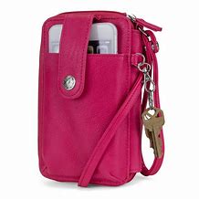 Image result for Crossbody Leather Cell Phone Purse