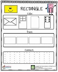 Image result for Rectangle Shape Kindergarten